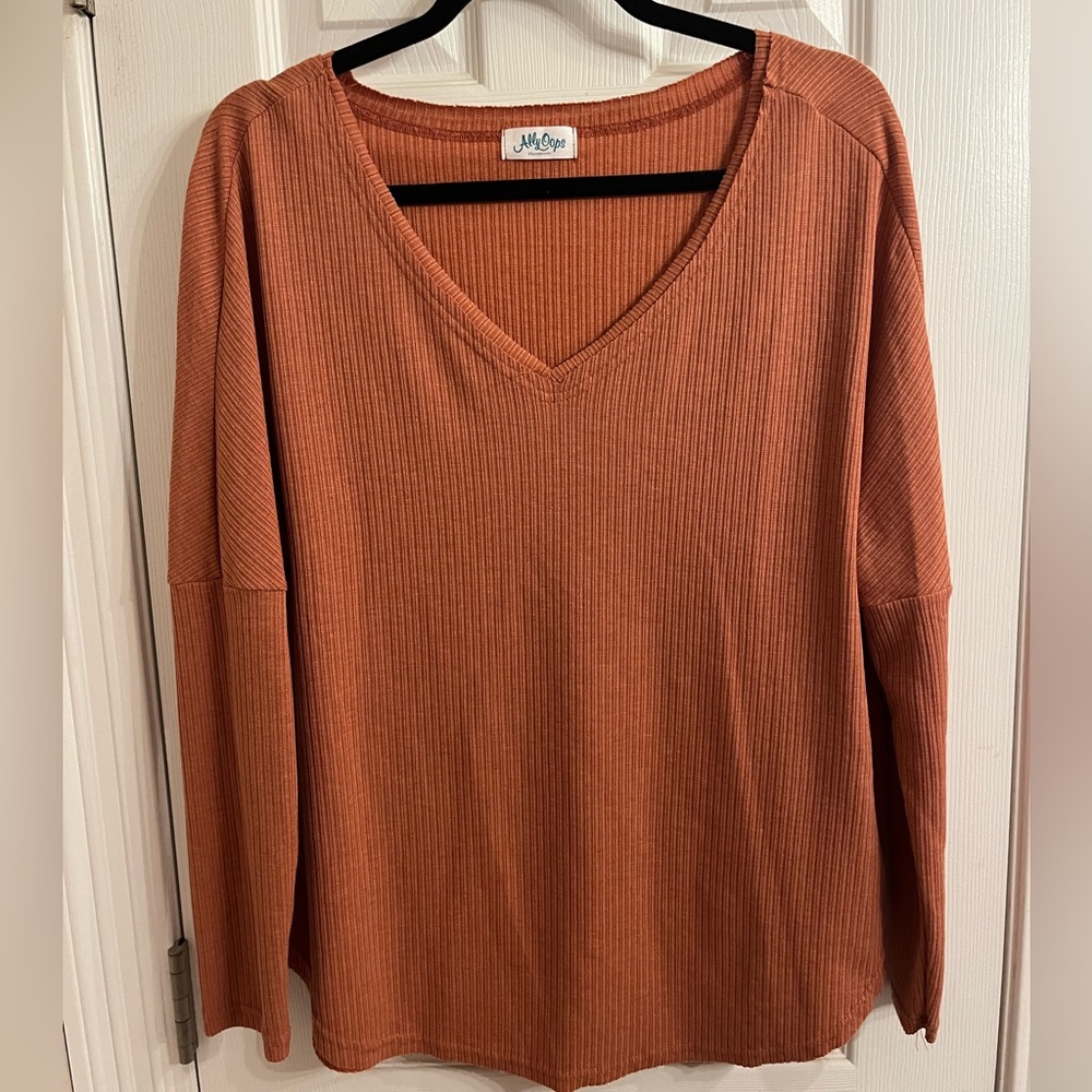 Ally oops sweater!! Orange